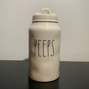 Rae Dunn Easter “Peeps" Medium Tall 9.5” Canister Jar LL By Magenta